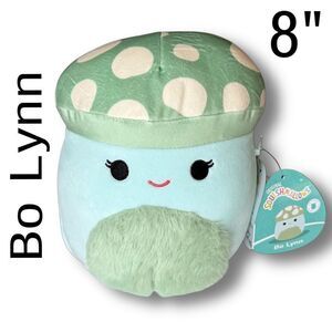 Bo Lynn the Mushroom Squishmallow Plushie 8” New with Tags Collectible KellyToy